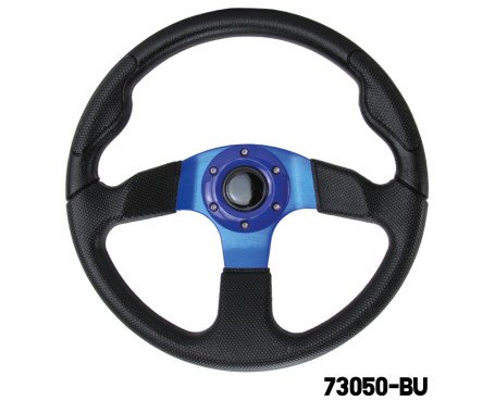 AAA - Steering Wheel (With PU Sleeves) - BLUE